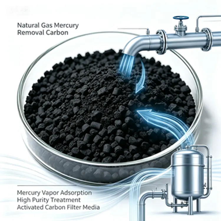 Mercury Scavenger Carbon for Gas Purification